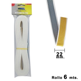 Cinta Persiana WOLFPACK Bicolor 22 mm. Rollo 6 metros