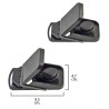 Trampa ratones plástico 9.5 x 4.7 cm. (Bolsa 2 unidades)