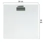 Bascula Baño Digital Cristal Blanco 30 x 30 cm. Bascula Baño Digital Cristal Blanco 30 x 30 cm.