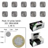 Pila Botón Oxido De Plata 321 / SR616SW (Caja 10 Pilas)