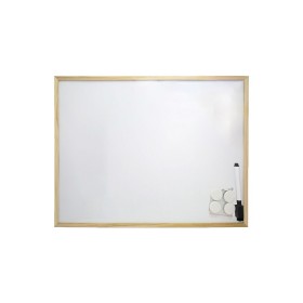 Pizarra Magnética Blanca 30x40 cm. Con Rotulador y 4 Imanes