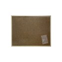 Corcho Pared 30x40 cm. Marco Madera Con 6 Chinchetas