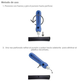 Punzón Para Tubos de Riego / Goteros / Goteos Diámetro 3 mm.