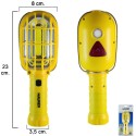 Linterna Led Multifunción Con Luz Emergencia A pilas (3AA) 300 Lúmenes Con Imán y Gancho