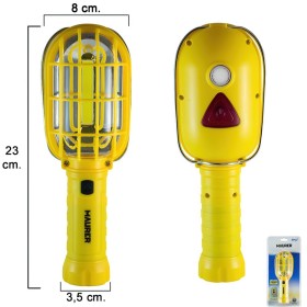 Linterna Led Multifunción Con Luz Emergencia A pilas (3AA) 300 Lúmenes Con Imán y Gancho