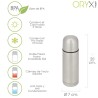 Termo Líquidos 350 Ml, Acero Inoxidable, Libre BPA, Antigoteo