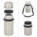 Termo Solidos y Líquidos, 1 Litro De Capacidad, Libre BPA, Acero Inoxidable, Antigoteo