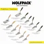 Paletín WOLFPACK Gummy Grip 342 / 130 mm. Paletín WOLFPACK Gummy Grip 342 / 130 mm.