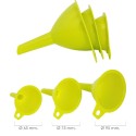 Embudos Plástico Cocina Diámetro 65 / 75 / 95 mm. (Set 3 Embudos)