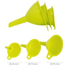 Embudos Plástico Cocina Diámetro 65 / 75 / 95 mm. (Set 3 Embudos)