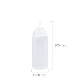 Botella Biberón Cocina Plástico 500 Ml.