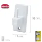Gancho Visillo / Cortina Adhesivo Blanco (Blíster 2 Piezas) Gancho Visillo / Cortina Adhesivo Blanco (Blíster 2 Piezas)