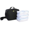 Bolsa Térmica Con 4 Recipientes Herméticos Plástico (2x800 ml + 2x400 ml.)