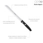 Cuchillo Aspen Panero Hoja Acero Inoxidable 19 cm. Negro Cuchillo Aspen Panero Hoja Acero Inoxidable 19 cm. Negro