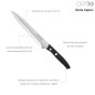 Cuchillo Aspen Cocinero / Chef Hoja Acero Inoxidable 20 cm. Negro Cuchillo Aspen Cocinero / Chef Hoja Acero Inoxidable 20 cm. Negro