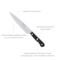 Cuchillo Grenoble Cocina Hoja Acero Inoxidable 13 cm. Negro Cuchillo Grenoble Cocina Hoja Acero Inoxidable 13 cm. Negro