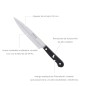Cuchillo Grenoble Verduras Hoja Acero Inoxidable 15 cm. Negro Cuchillo Grenoble Verduras Hoja Acero Inoxidable 15 cm. Negro