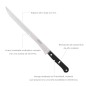 Cuchillo Grenoble Jamonero Hoja Acero Inoxidable 25 cm. Negro Cuchillo Grenoble Jamonero Hoja Acero Inoxidable 25 cm. Negro