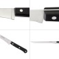 Cuchillo Grenoble Jamonero Hoja Acero Inoxidable 25 cm. Negro Cuchillo Grenoble Jamonero Hoja Acero Inoxidable 25 cm. Negro