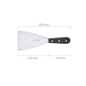 Espátula Cocina Grenoble Acero Inoxidable 9 cm. Negro