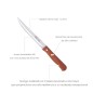 Cuchillo Montana Cocina Hoja Acero Inoxidable 13 cm. Mango Madera Cuchillo Montana Cocina Hoja Acero Inoxidable 13 cm. Mango Madera