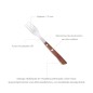 Tenedor Montana Chuletero Acero Inoxidable 9 cm. Mango Madera (Blíster 3 Piezas) Tenedor Montana Chuletero Acero Inoxidable 9 cm. Mango Madera (Blíster 3 Piezas)