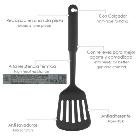 Espátula Rasera Cocina Nylon Basic 32,5 x 9 cm.