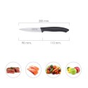 Cuchillo Nuuk Mondador Hoja Acero Inoxidable 9 cm. Negro (Blíster 3 Piezas)
