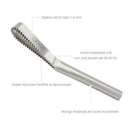 Descamado Pescado Profesional Acero Inoxidable 250 mm.