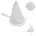 Colador Tela Franela Armazón de Plástico Diámetro 14 cm. Con 2 Ganchos