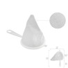 Colador Tela Franela Armazón de Plástico Diámetro 10 cm.