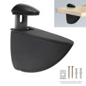 Soporte Pelicano Regulable Para estante 1 / 35 mm. Negro (1 Pieza)