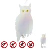 Búho Espantapájaros Reflectante Para Colgar Con 2 Cascabeles (2 Piezas)