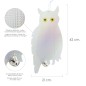 Búho Espantapájaros Reflectante Para Colgar Con 2 Cascabeles (2 Piezas) Búho Espantapájaros Reflectante Para Colgar Con 2 Cascabeles (2 Piezas)