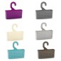 Cesta Plástico Multiusos (Pinzas / Duchas) Con Colgador Colores Surtidos Cesta Plástico Multiusos (Pinzas / Duchas) Con Colgador Colores Surtidos
