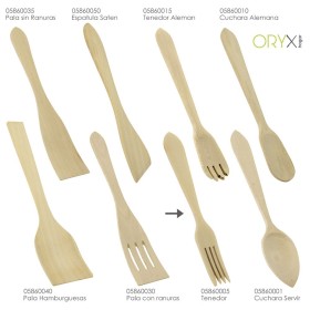 Tenedor Cocina Madera Oryx 30 cm.