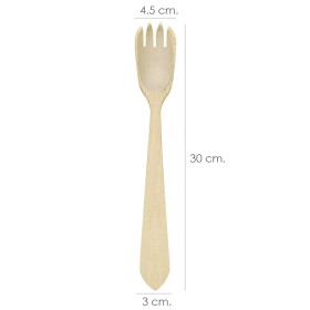 Tenedor Alemán Cocina Madera Oryx 30 cm.