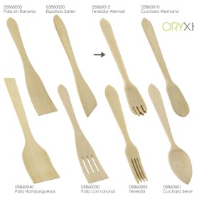 Tenedor Alemán Cocina Madera Oryx 30 cm.