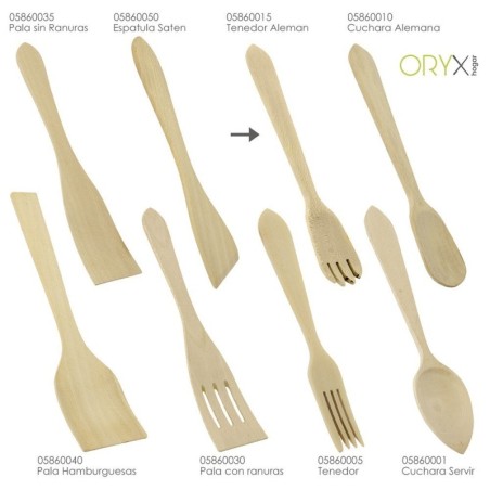 Tenedor Alemán Cocina Madera Oryx 30 cm.