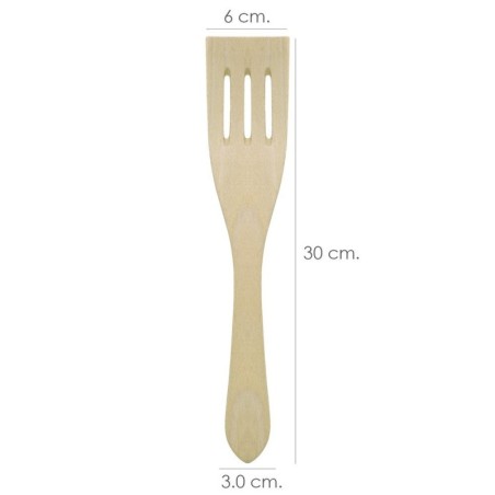 Pala Cocina Madera Con Ranuras Oryx 30 cm.
