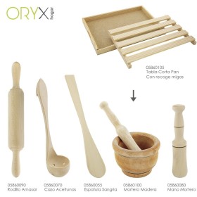 Mortero Madera Cocina Oryx Diámetro 14 cm