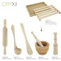 Mortero Madera Cocina Oryx Diámetro 14 cm Mortero Madera Cocina Oryx Diámetro 14 cm