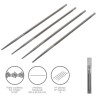 Limas Cadena Motosierra 200 x Diámetro 4.8 mm. 0.325" (Pack 4 Piezas)
