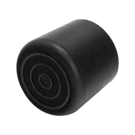 Taco Goma Andador Negro Diámetro 22mm Con Arandela Interior Bolsa 50 Unidades