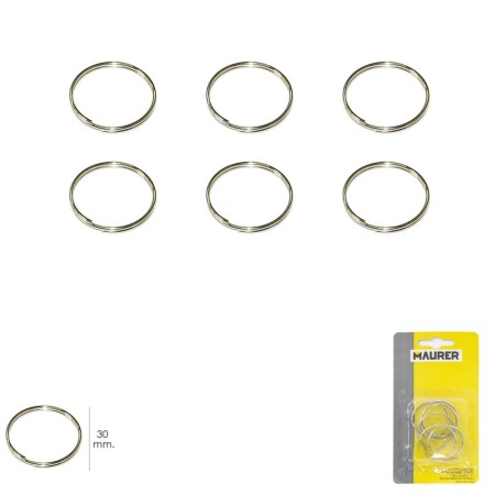 Anilla Llavero Diámetro 30 mm (Blíster 6 piezas)