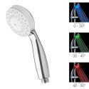 Maneral Ducha Led Indicador Temperatura Diámetro 11 cm.