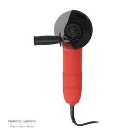 Amoladora Angular 710 Watt. Disco Diámetro 115 mm. 11.000 R.P.M. Mango 2 posiciones Eje M14 Protector Disco Ajustable