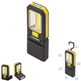 Linterna LED Profesional Multifunción Compacta Plegable A Pilas (3 AAA) 210 Lúmenes 2 Modos de Iluminación Con Imán y Gancho