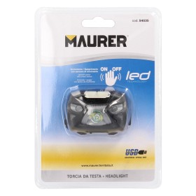 Linterna LED Frontal Cabeza Multifunción Con Batería Recargable (1.200 mAh) 120 Lúmenes Con Sensor Movimiento