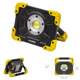 Linterna LED / Foco Led Multifunción Portátil A pilas(3 AAA) 500 Lúmenes Con Imán y Soporte Ajustable 180º